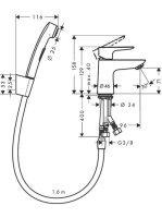 Hansgrohe Talis E Bidette szett 71729000
