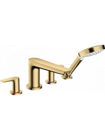 Hansgrohe Talis E 4-lyukú polírozott arany hatásúkádcsaptelep 71748990