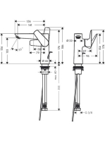 Hansgrohe Talis E 150 mosdócsaptelep automata lefolyógarnitúrával 71754000