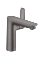 Hansgrohe Talis E 150 szálcsiszolt fekete/króm mosdócsaptelep automata lefolyó-garnitúrával 71754340