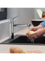 Hansgrohe Focus M42 konyhai csaptelep 160, ablak előtti szereléshez, króm 71807000