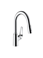 Hansgrohe Focus M42 konyhai csaptelep, kihúzható zuhanyfejjel, króm 71821000