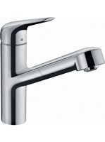 Hansgrohe Focus M42 EcoSmart konyhai csaptelep 150 kihúzható kifolyóval, króm 71865000