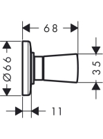 Hansgrohe Logis elzárószelep színkészlet 71970000