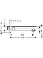 Hansgrohe Talis S kádtöltő 72410000
