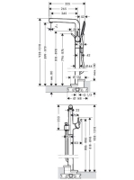 Hansgrohe Talis S szabadonálló kádcsaptelep 72412000