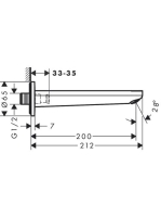 Hansgrohe Rebris E kádtöltő 72431000
