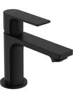 Hansgrohe Rebris E 80 csaptelep hideg vízhez, lefolyógarnitúra nélkül, matt fekete 72506670