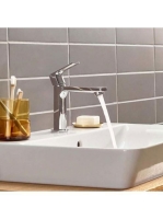 Hansgrohe Rebris Hidegindítású mosdócsaptelep 110, fém automata lefolyógarnitúrával 72551000