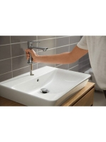 Hansgrohe Rebris E Hidegindítású egykaros mosdócsaptelep 110, lefolyógarnitúra nélkül 72560000