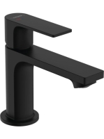 Hansgrohe Rebris E Hidegindítású egykaros mosdócsaptelep 80 EcoSmart+ funkcióval, automata lefolyógarnitúrával, matt fekete 72587670