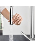 Hansgrohe Talis M54 króm konyhai csaptelep 210, kihúzható zuhanyfejjel 72800000