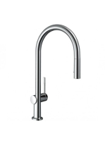 Hansgrohe Talis M54 króm konyhai csaptelep 210, kihúzható zuhanyfejjel 72800000