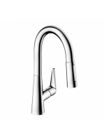 Hansgrohe Talis M51 króm konyhai csaptelep 160, kihúzható zuhanyfejjel 72815000