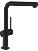 Hansgrohe Talis M54 konyhai csaptelep 270 Eco 1jet, kihúzható zuhanyfejjel, matt fekete 72845670