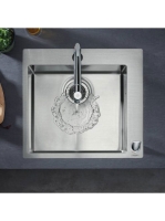 Hansgrohe Metris Select M71 2-lyukú króm konyhai csaptelep, kihúzható kifolyóval 73804000