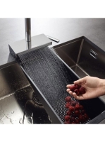 Hansgrohe Aquno Select M81 króm konyhai csaptelep, kihúzható kifolyóval 73830000