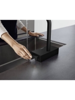 Hansgrohe Aquno Select M81 konyhai csaptelep 250, kihúzható kifolyóval, 2jet, matt fekete 73836670