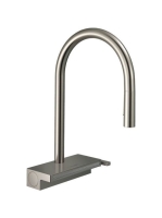 Hansgrohe Aquno Select M81 konyhai csaptelep 250, kihúzható kifolyóval, 2jet, rozsdamentes acél hatású 73836800