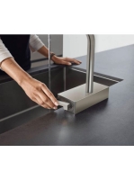 Hansgrohe Aquno Select M81 konyhai csaptelep 250, kihúzható kifolyóval, 2jet, rozsdamentes acél hatású 73836800