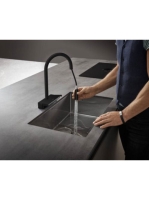 Hansgrohe Aquno Select M81 konyhai csaptelep 170, kihúzható kifolyóval, 3jet, matt fekete 73837670