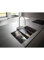 Hansgrohe Aquno Select M81 konyhai csaptelep 170, kihúzható kifolyóval, rozsdamentes acél hatású 73837800