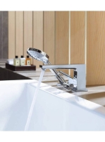 Hansgrohe Metropol 3-lyukú peremre szerelhető kádcsaptelep loop fogantyúval 74550000