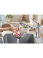 Hansgrohe Zesis M33 Hidegindítású konyhai csaptelep 140, EcoSmart, króm 74813000