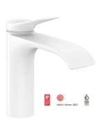 Hansgrohe Vivenis Egykaros mosdócsaptelep 110 hidegindítású, automata lefolyógarnitúra nélkül, matt fehér 75024700