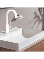 Hansgrohe Vivenis mosdócsaptelep elforgatható kifolyóval, lefolyógarnitúrával, matt fehér 75030700