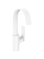 Hansgrohe Vivenis mosdócsaptelep elforgatható kifolyóval, lefolyógarnitúrával, matt fehér 75030700