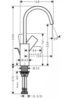Hansgrohe Vivenis mosdócsaptelep elforgatható kifolyóval, lefolyógarnitúrával, matt fehér 75030700