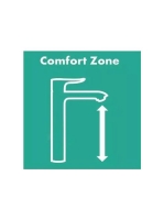 Hansgrohe Vivenis egykaros mosdócsaptelep 250, leeresztő nélkül, matt fehér 75042700