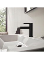 Hansgrohe Finoris egykaros mosdócsaptelep 110, push-open lefolyógarnitúrával matt fekete 76023670