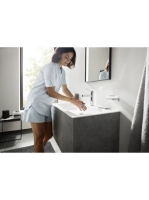 Hansgrohe Finoris Egykaros mosdócsaptelep 110, CoolStart, push-open lefolyógarnitúrával króm 76024000