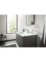 Hansgrohe Finoris 3 lyukú mosdócsaptelep 110, push-open lefolyógarnitúrával króm 76033000