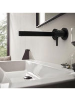 Hansgrohe Finoris egykaros falsík alatti mosdócsaptelep, 22,5 cm-es kifolyóval matt fekete 76050670