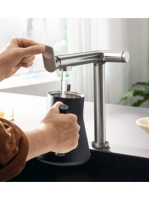 Hansgrohe Aqittura M91 Vízszűrős konyhai csaptelep 240 indulókészlettel, rozsdamentes acél hatású 76802800