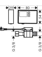 Hansgrohe Aqittura M91 F23 áramlásmérő 76818000