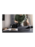 Hansgrohe Aqittura M91 Vízszűrős konyhai csaptelep és szódakészítő rendszer 210, sBox-al és kihúzható zuhanyfejjel, króm 76836000