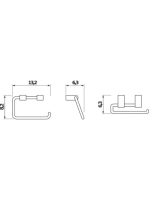 Jika Pure WC papírtartó 3843B20041001