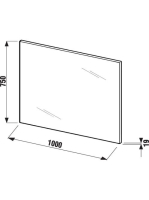 Jika Cube 100x75cm tükör 4555560393041