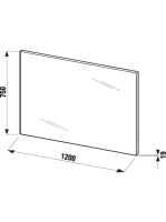 Jika Cube 120x75cm tükör 4555570393041