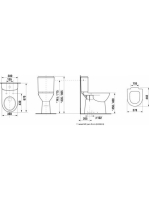 Jika Deep by Jika magasított monoblokk WC csésze 8236170000001