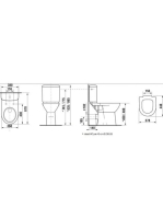 Jika Deep by Jika monoblokk WC emelt magassággal H8236180000001