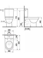 Jika Tigo kombi WC csésze 8242160000001