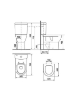 Jika Mio magasított kombi WC csésze 8247160000001