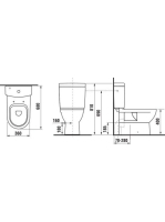 Jika Mio WC tartály alsó bekötés 8277130002421