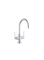 Kludi Nova Fonte Puristic ECO mosdócsaptelep lefolyógarnitúrával króm 201180515