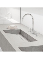 Kludi Nova Fonte Puristic háromlyukú mosdócsaptelep lefolyógarnitúrával ECO króm 201430515